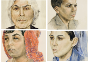 In Auschwitz, Dina Babbitt had to paint portraits of other inmates. (arolsen-archives)